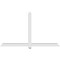 Ekena Millwork Eugene Architectural Grade PVC Gable Bracket, 84"W x 49"H x 4"D x 4"F, 14/12 Pitch GBP084X49X0404EUG00 - alternate 2